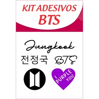 BTS kit de adesivos