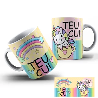 Canecas Personalizadas Frases Indelicadas Unicórnio
