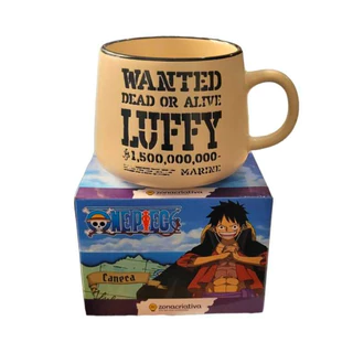 Caneca Luffy One Piece Oficial 500 ml Modelo Moma Presente Geek