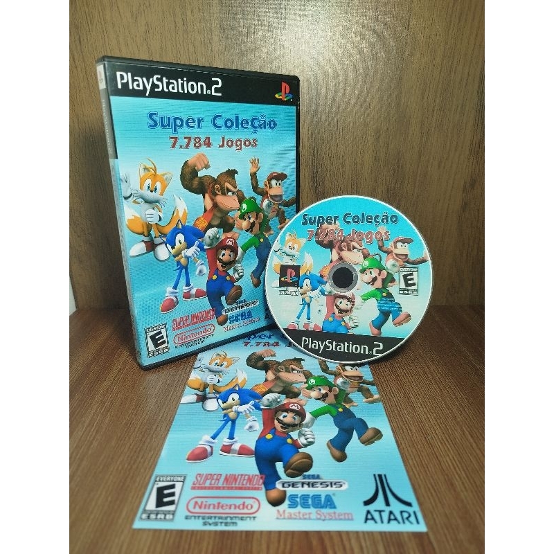 Super Coleção 7.784 Jogos - PS2