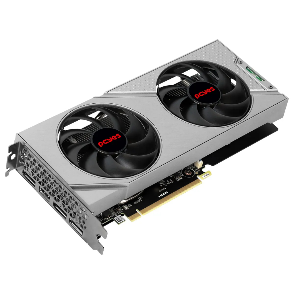 Placa de Vídeo PCYES NVIDIA GeForce RTX 4060, Dual Fan, 8GB, GDDR6, DLSS, Ray Tracing