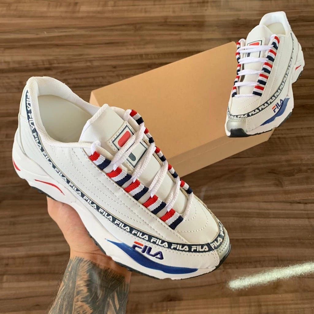 Tenis Fila Dragster ll Casual Masculino e Feminino Academia Shopee Brasil
