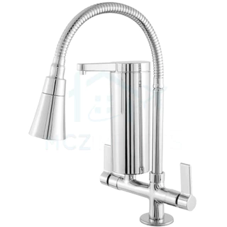 Torneira de Filtro Slim para Cozinha Cromada de Bancada Mesa Metal Abs