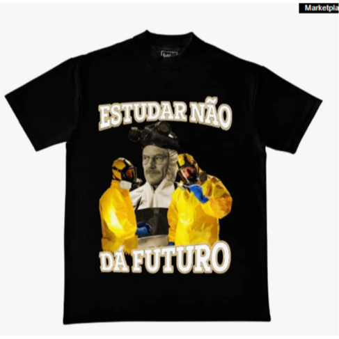CAMISETA ESTUDAR NÃO DA FUTURO MEME