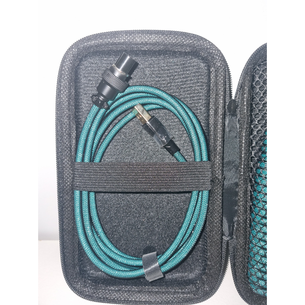 Cabo Coiled Personalizado USB C 1.8M Verde