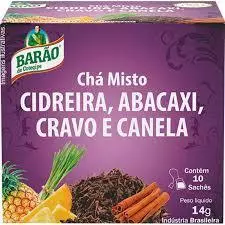 Chá Barão de Cotegipe (diversos sabores) caixa com (10 sachês).