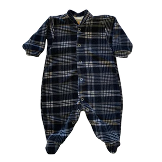 Macacão Plush Manga Longa Preto Nanocute Bebê Menino Infantil Enxoval Presente Chá de Bebê Roupa Infantil Para bebê Barato
