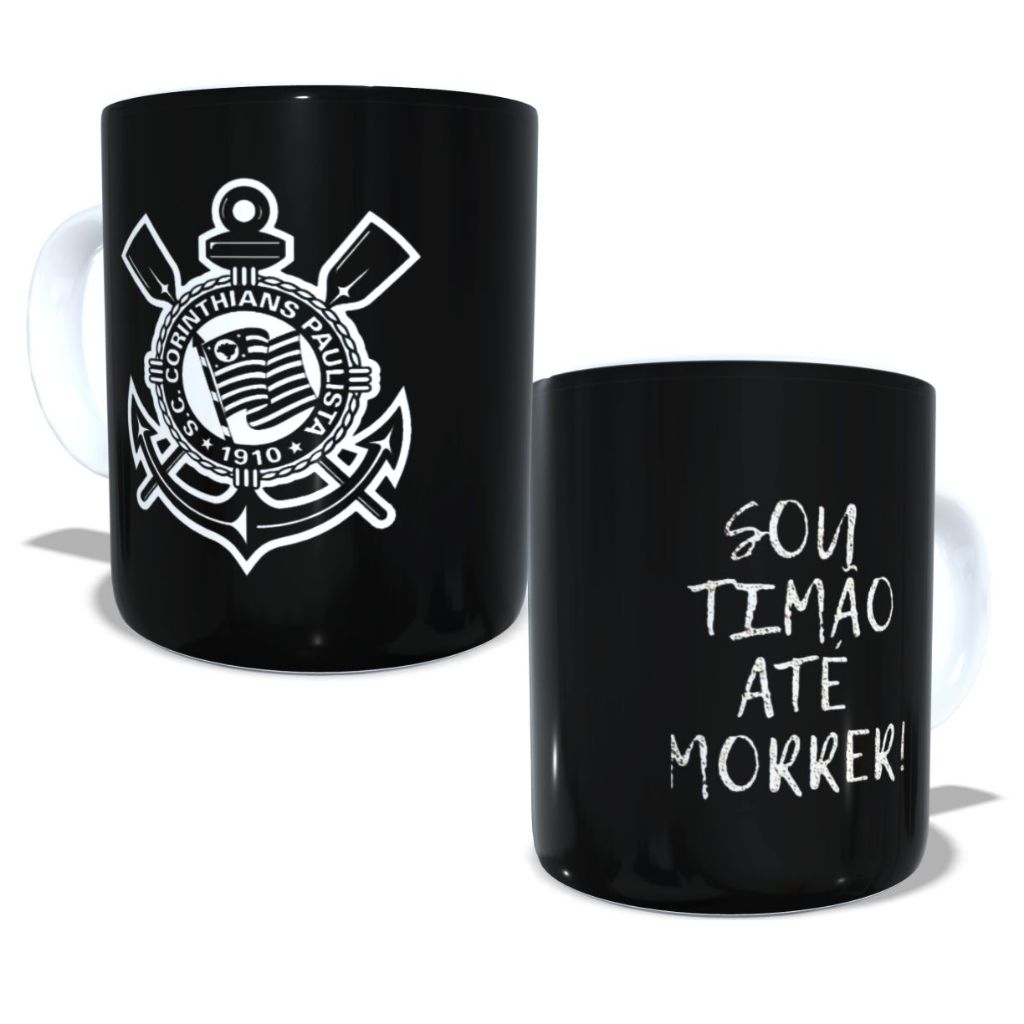 Caneca Corinthians De Presente timão Presente Criativo