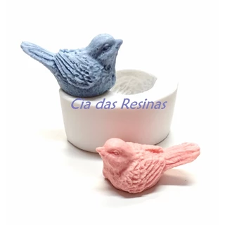 Molde Silicone Passarinho n.6 - Alimentos e Artesanatos