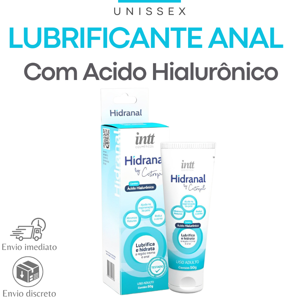Gel Lubrificante Anal Feminino Masculino Hidranal Deslizante e ...