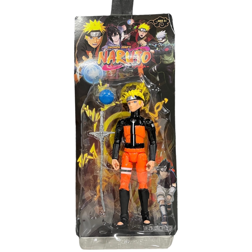 Boneco Brinquedo Naruto 30cm Grande Com Luz e Som Articulado ...