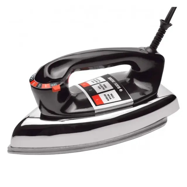 Ferro de Passar a Seco Black & Decker atenção tensão do produto 110 a 127V ( Mostruário pequenas avarias)