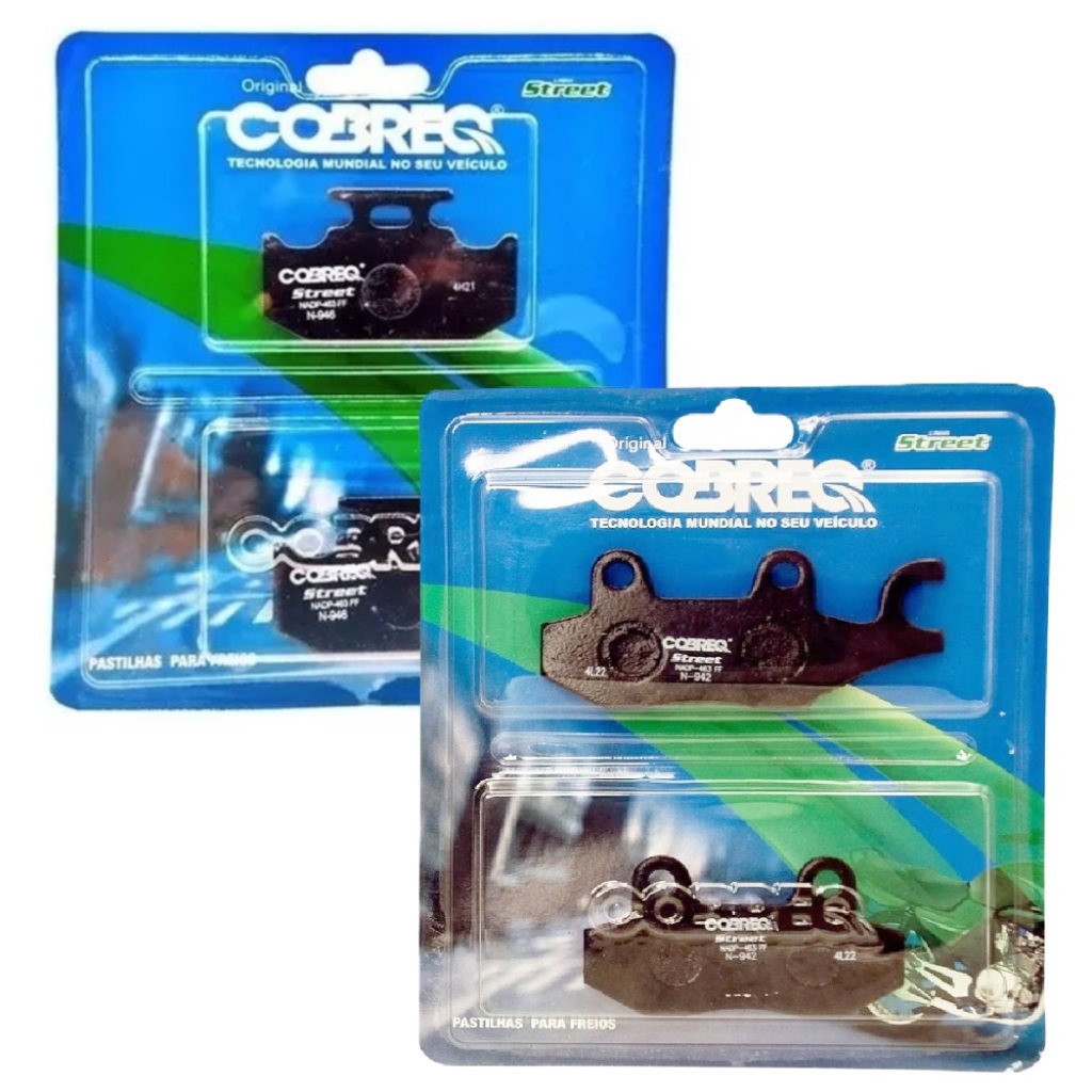 Kit Pastilhas de Freio Lander 250 / Teneré 250 Até 2015 Cobreq