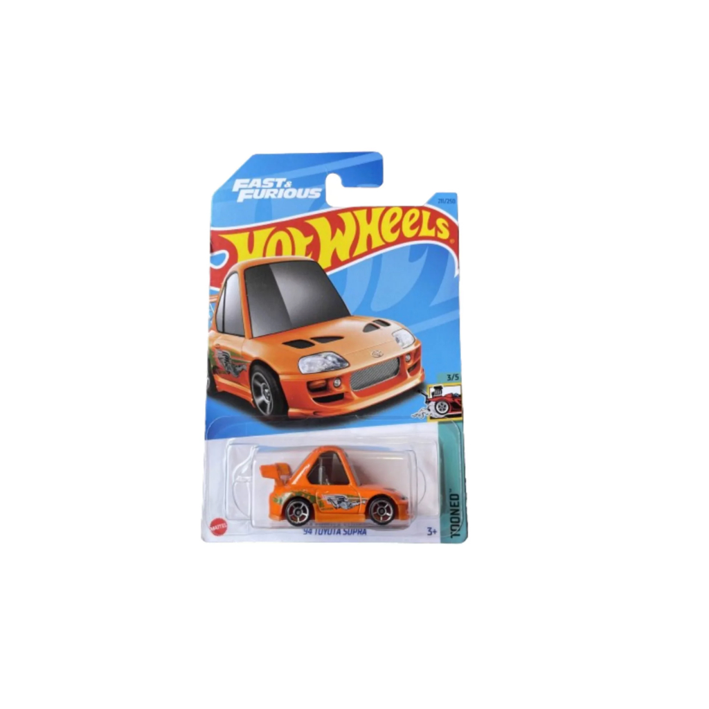 Hot Wheels Mainline Temático - Tooned Supra Fast & Furious