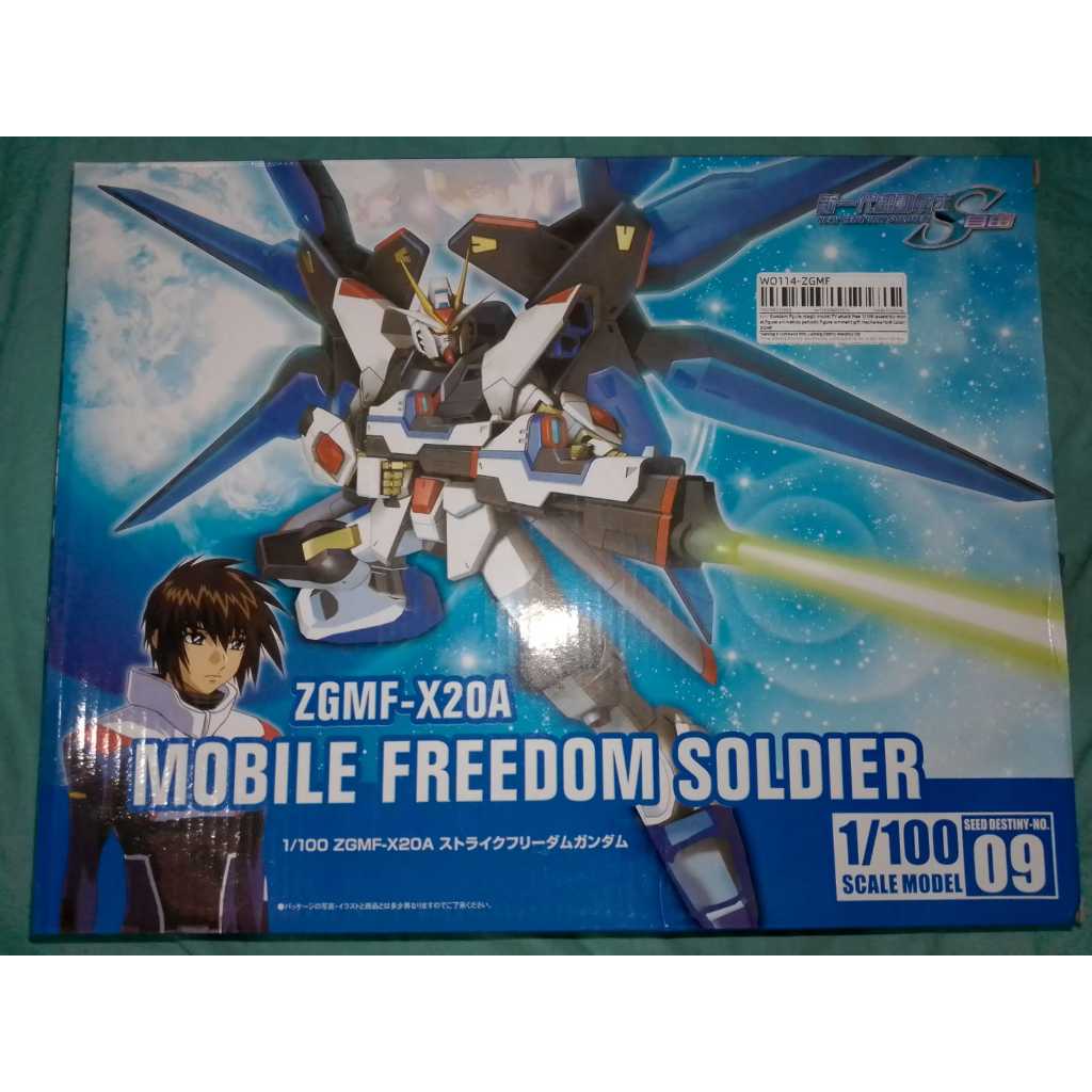 Gundam seed destiny freedom 1/100 nao bandai