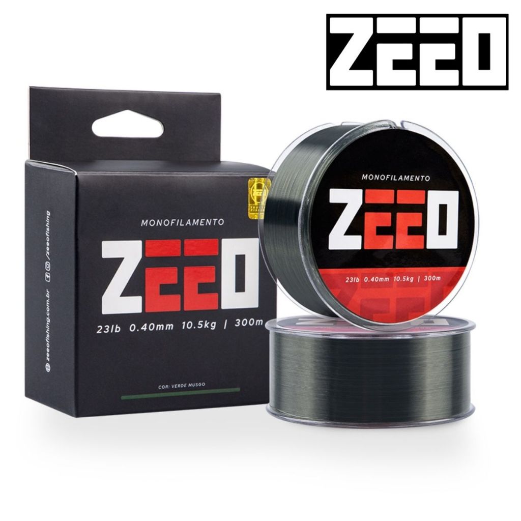 Linha de Pesca Zeeo Nylon Monofilamento Premium 300m Maruri Pesca ...