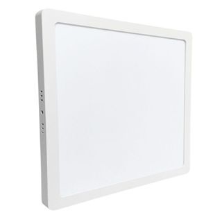 Kit 12 Luminária Painel Plafon Sobrepor Quadrado Led 18w Teto Bivolt Branco Frio