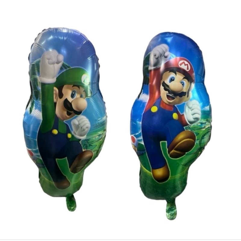 Balão Do Mario/Luigi 60Cm 1 Unidade | Shopee Brasil