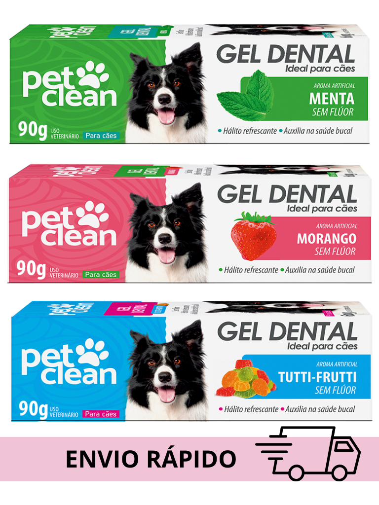 Pasta De Dente Gel Dental Para Cachorro E Gato (Creme Contra Tártaro E ...