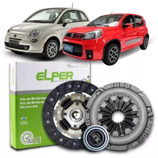 Kit Embreagem Fiat Elper 500 Cinquecento Evo Dualogic 1.4 8v 16v ...