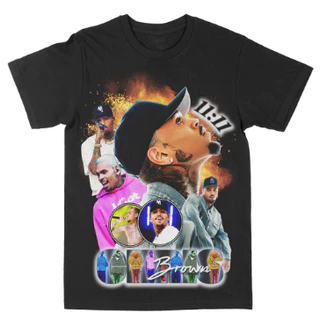 Camiseta Chris Brown "11:11"Camisa Blusa Unissex Algodão