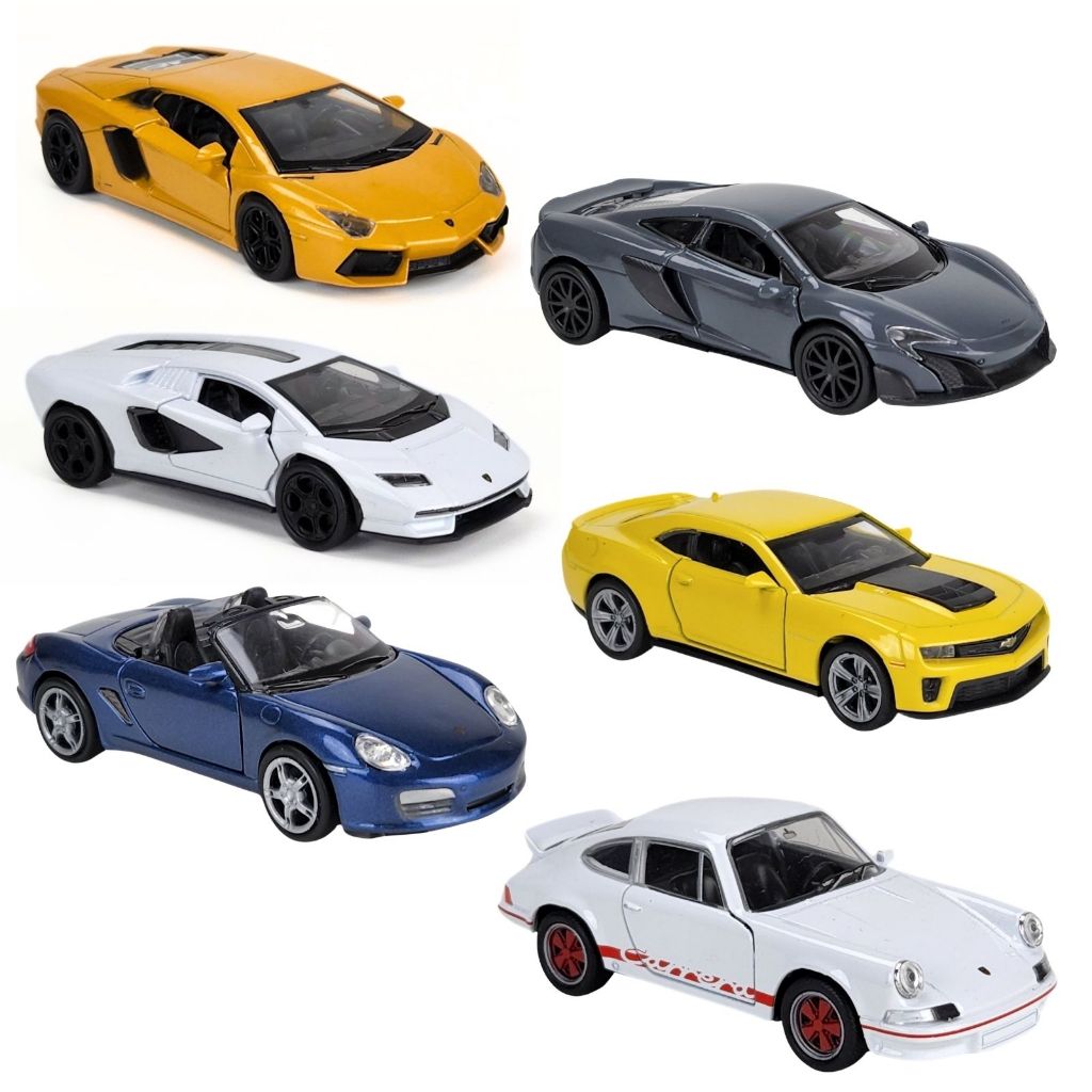 Miniatura Carrinho Coleção Sport Original Welly Escala 1:36