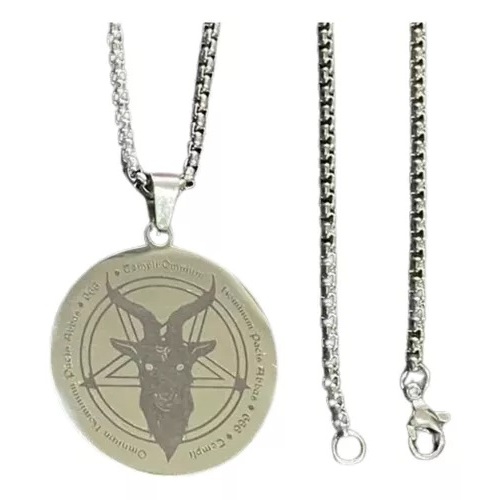 Orecchini Pentagramma Baphomet (2 Stili) - Pentacolo Invertito, Capra Occulta Dei Cavalieri Templari Di Mendes, Come Sopra E Sotto, Regalo Di Eliphas Levi - Italia - Foto 14