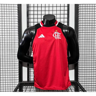 Regata Dry Fit Time Vermelho e Preto Blusa 2024 Camiseta Camisa RJ Esportiva Casual