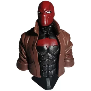Red Hood - Busto Action Figures Capuz Vermelho em Impressão 3D Super-Heróis para Pintura