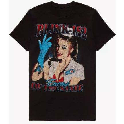 Camiseta Blink-182 Enema do Estado Camisa Blusa Unissex Algodão