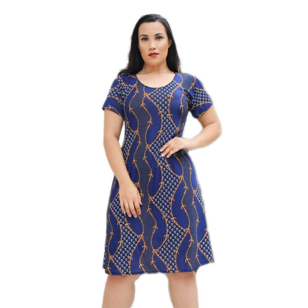 Vestido Midi Plus Size Evangélico Senhora M G GG | Shopee Brasil