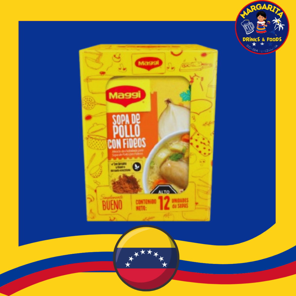 Maggi Sopão Frango Com Macarrão Pequeno 1 Sachê de 62G (Sopa de pollo ...