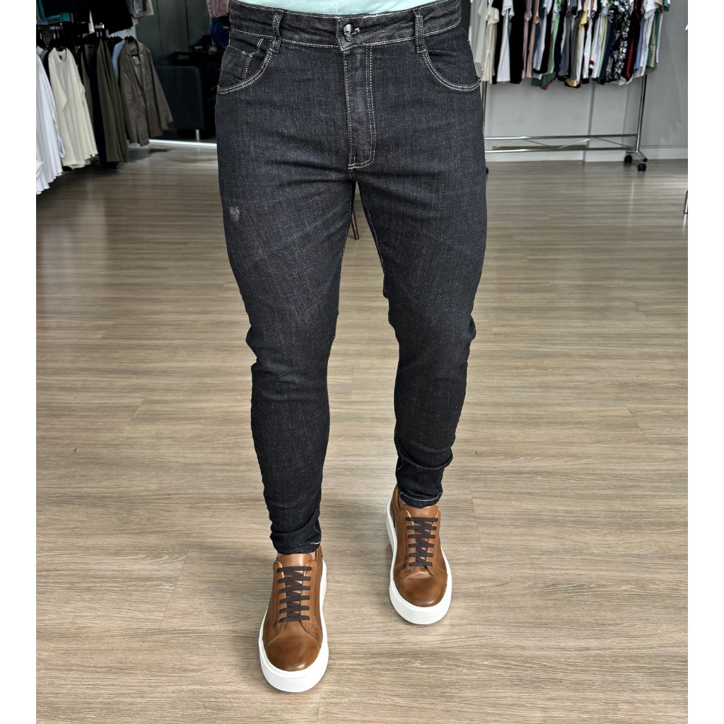 Calça Jeans Super Skinny Jay Jones Com Elastano