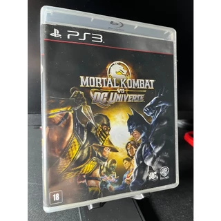 MORTAL KOMBAT VS DC UNIVERSE PS3 MÍDIA FÍSICA