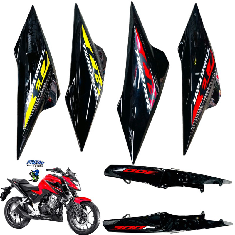 Abas e Rabeta carenagem traseira cb twister 300f 2023-2024
