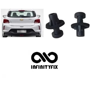 Kit com 2 Grampos Cordâo Bagagito do tampão do porta malas Novo Onix Hatch 20/... Gm Original 26668507