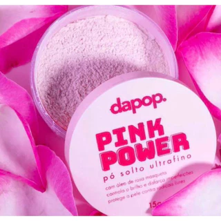 Pó Solto Translúcido Rosa Mosqueta Pink Power Dapop