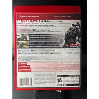 METAL GEAR SOLID 4 GUNS OF THE PATRIOTS PS3 MÍDIA FÍSICA | Shopee Brasil