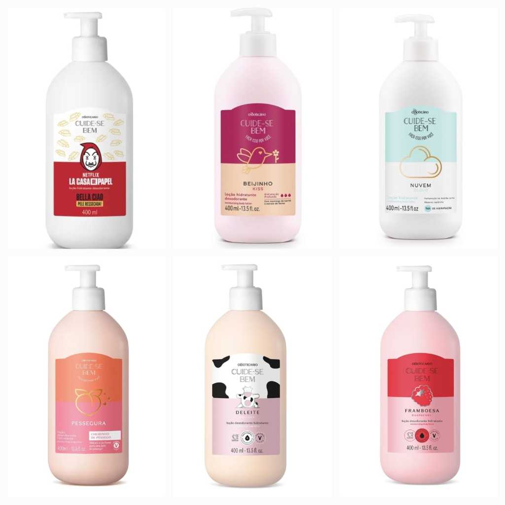 Loção Desodorante Hidratante Corporal Cuide-se Bem 400ml