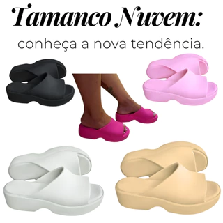 Tamanco Nuvem Feminino Esporão Mácio Salto Confortável