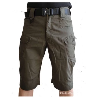 IX7 Calções De Bolso Masculinos Calças Elásticas Multi-Táticas