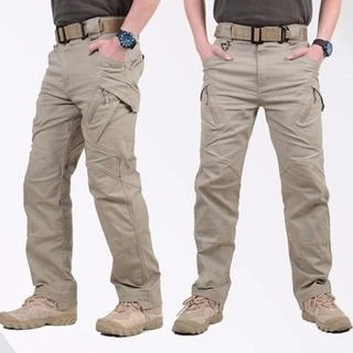 Calças De Carga De Alta Qualidade Novos Homens Táticas À Prova D'água Do Exército Usuários Fora De Esportes Long Hiking Camo