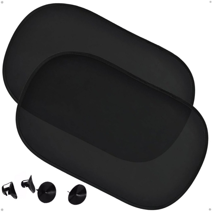 kit 2 Protetor Solar Carro Infantil C Ventosa Blackout Buba