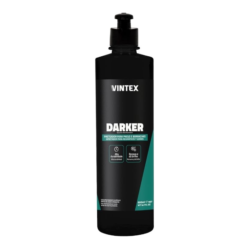 DARKER 500 ml - VONIXX & VINTEX - PRETEADOR DE PNEUS E BORRACHAS