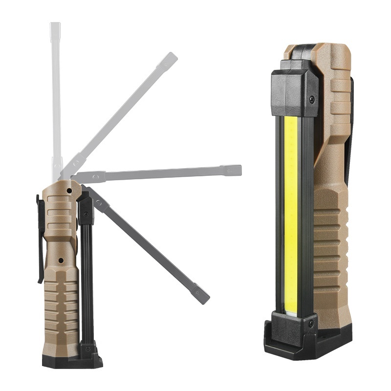 Lanterna Profissional de Trabaho Recarregavel Led Com Imã 90 Grau Articulado Luz Para Camping Pesca BM-A076