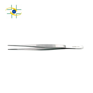 Pinça Inox Anatômica Dissecção 14cm – Ponta Fina - Aço Inoxidável - Instrumento Cirúrgico