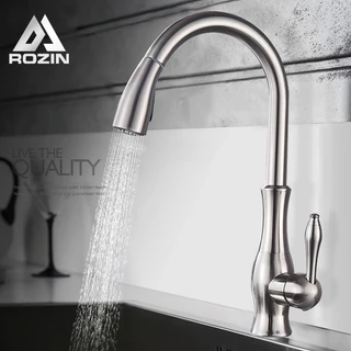Torneira Gourmet de Cozinha Misturador Monocomando Com Spray Extensor, Duas funções