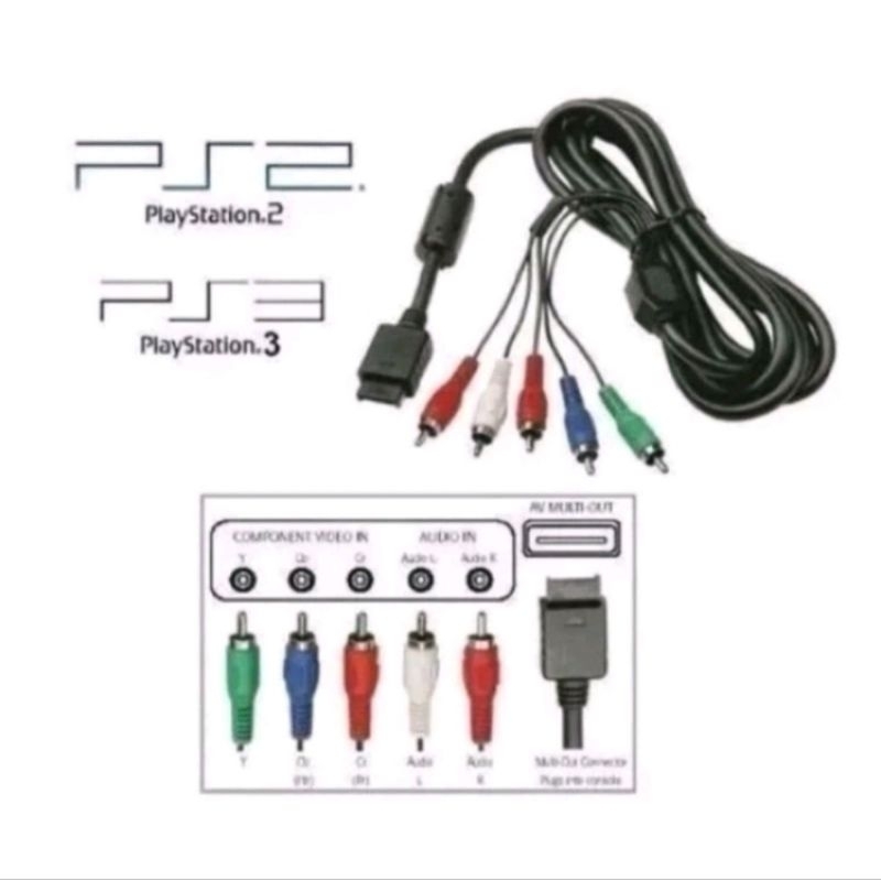 Kaico PS1/2/3 Komponenten Und Komposit All IN One Av Hoch Def Kabel Für - Foto 8