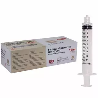 Seringa Descartavel 10ML LuerLock ESTÉRIL C/100UN - DESCARPACK em Oferta na Shopee