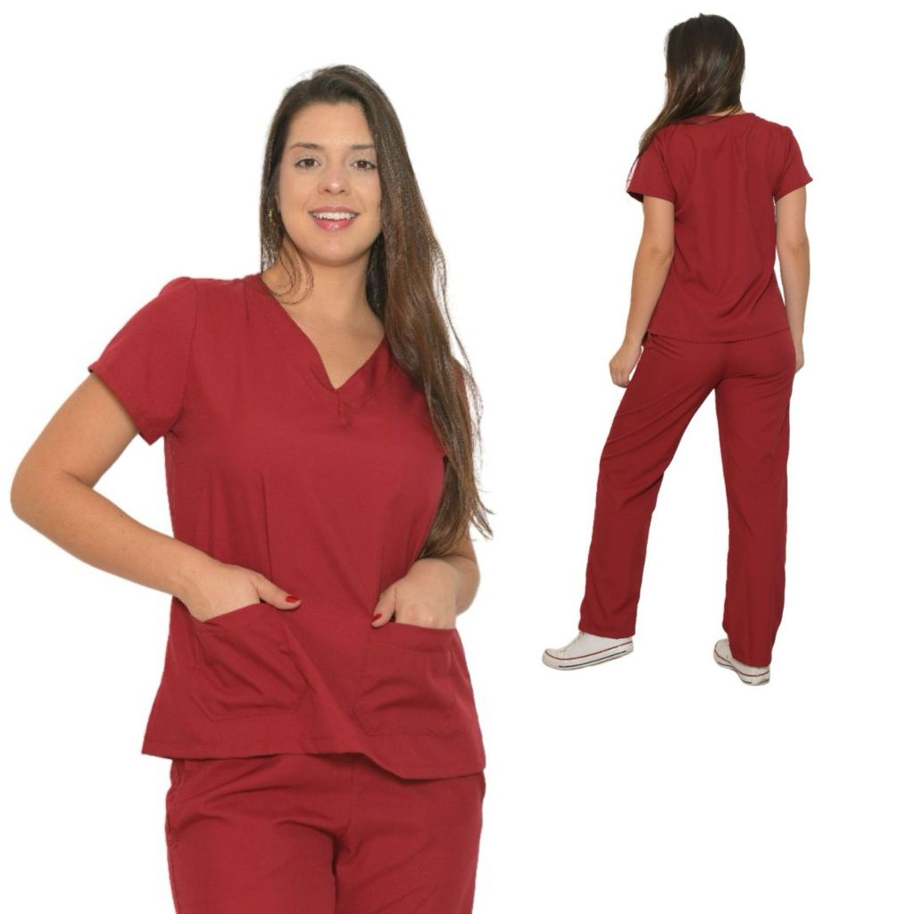 Pijama Cirurgico Scrub Roupa Privativa Hospitalar Unissex - Uniforme ...